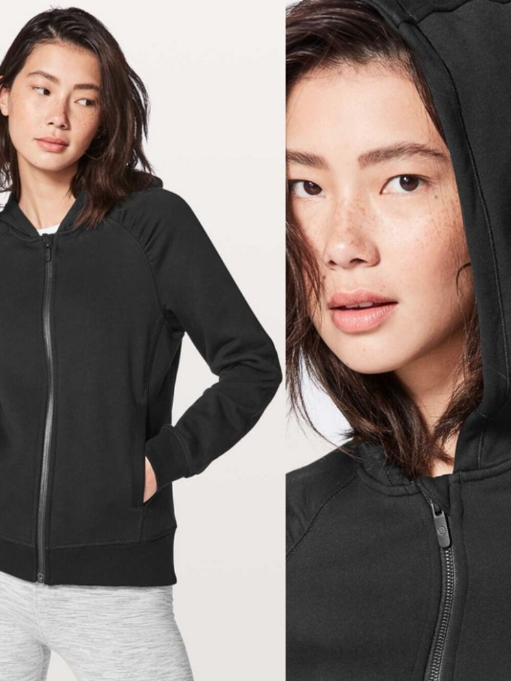 Lululemon Cool & Collected Jacket Black Zip Hoodie